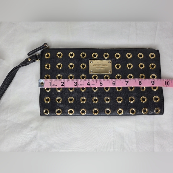 Michael Michael Kors Black and Gold Women's Clutch - Picture 11 of 11